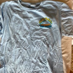 Groms Teal tee shirt